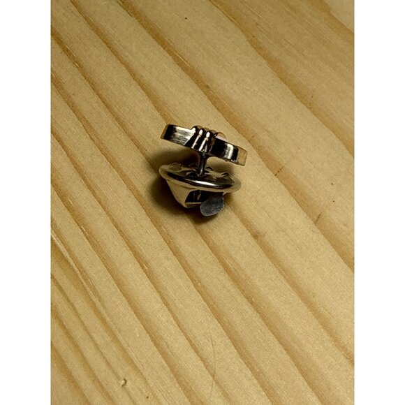 Womens Pink Enameled Gold Tone Bow Ribbon Pin - Picture 3 of 3